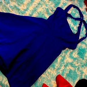 Blue dress